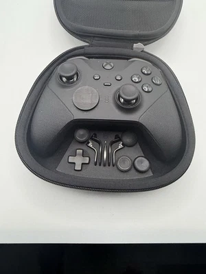 Microsoft Xbox One Elite Series 2 Controller  w/ Paddles and Thmbsticks Read Des - Image 1 of 4