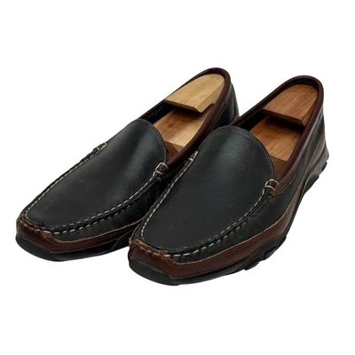 Мужские мокасины Allen Edmonds Boulder размер 9,5E темно-коричневые туфли для вождения венецианские б/у в отличном состоянии - Изображение 1 из 4