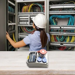Sturdy IP65 Distribution Box with Multiple Sockets for Construction Sites - Picture 1 of 24