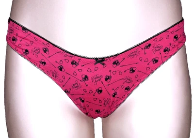 Victoria's Secret Very Sexy NWT Medium Fuchsia Locks High Leg Thong Panty Logo - Image 1 of 4