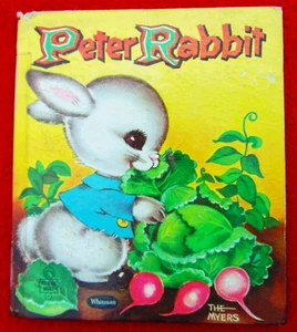 RARE 1959 "PETER RABBIT" ~ Whitman Illustrated ~ Hardback Book By Jack & Louis - Bild 1 von 7