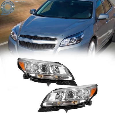 Fit For Chervolet Malibu 2013-2015 Pair Headlight Projector Head Lamps Assembly - Изображение 1 из 4