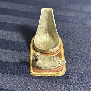 Cenicero de latón macizo The Gentleman’s Choice plato de baratija peso de papel - Imagen 1 de 10