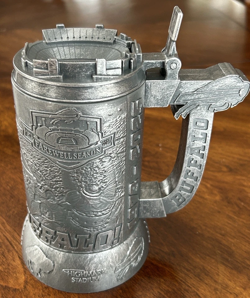 Buffalo Bills Beer Stein Mug BILLS MAFIA Highmark Stadium Farewell Season 2025 - Image 1 of 4