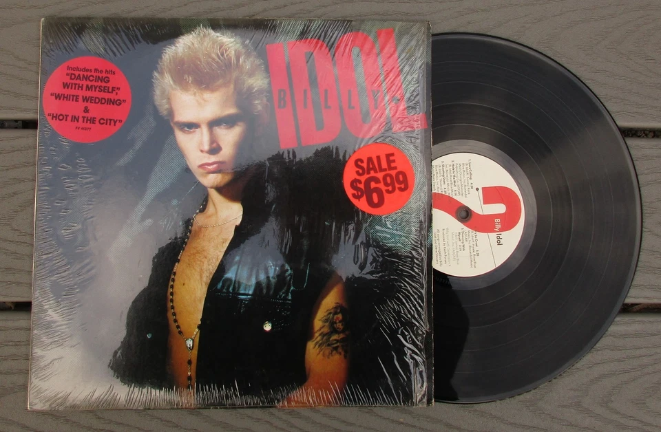 Billy Idol LP Vinyl Record 1983 Chrysalis  ~ USED, NO SKIPS, WITH PLASTIC WRAP - Image 1 of 1