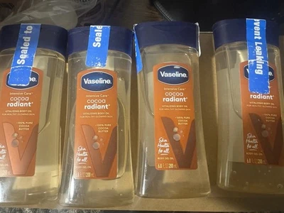 Vaseline Intensive Care Radiant Body Oil Gel with Cocoa Butter 6.8 Fl Oz Pk Of 4 - Image 1 of 2