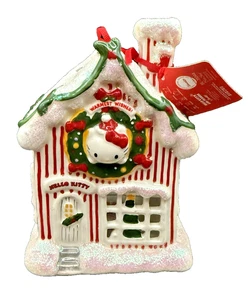 Blue Sky Sanrio Hello Kitty and Friends Weihnachten Teelichthaus - Bild 1 von 14