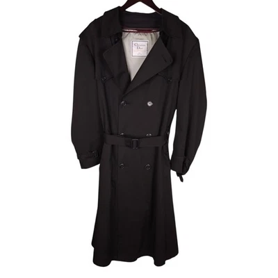 Vintage Christian Dior Le Connaisseur Mens  Double Breasted Trench Coat Size 46 - Image 1 of 4