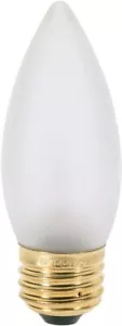 Satco S3234 120V Medium Base 25-Watt B11 Light Bulb, Frosted - Picture 1 of 1