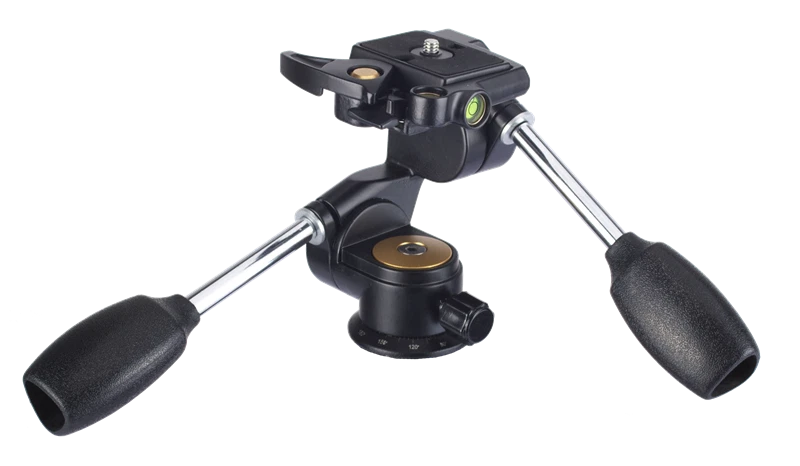 Cabezal de video trípode tridimensional panorámico Victory con placa de liberación rápida Foto 1 de 4