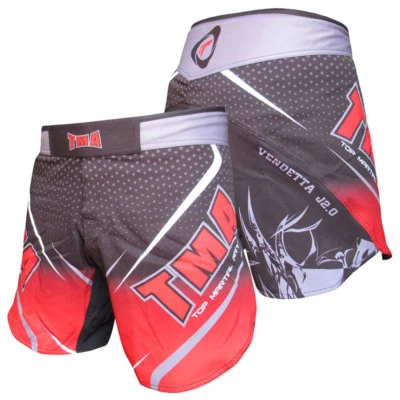 TMA MMA Stretch Shorts Clothing Training Cage Fighting Grappling Martial Art - Image 1 of 4