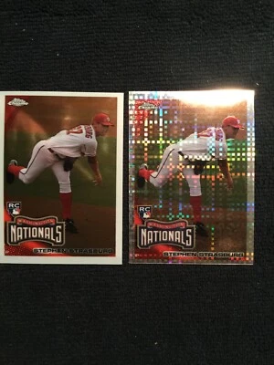 BÉISBOL STEPHEN STRASBURG TOPPS 2010 CROMO XFRACTOR RC & TOPPS CROMO.RC Foto 1 de 4