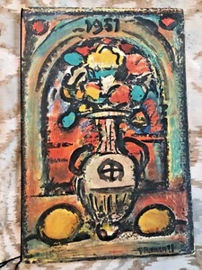 LITHOGRAPH GEORGES ROUAULT ORIGINAL 950 COPIES MOURLOT 1951 DINNER PROGRAM - Picture 1 of 10