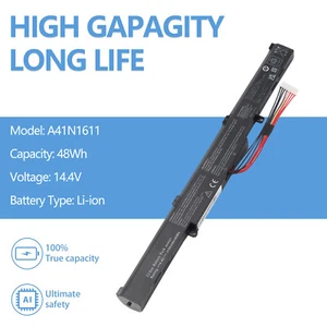 A41N1611 A41LP4Q akku batterie für ASUS ROG STRIX GL753V GL752VW FX53V A41LK5H - Bild 1 von 7