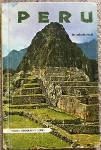 Peru In Pictures By Robert V. Masters 1965 Hardcover Visual Geography Series - Picture 1 of 4