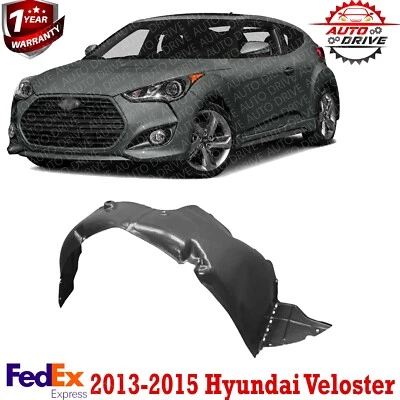 For Hyundai Veloster 2013 2014 2015 Passenger Side Fender Liner Front HY1249153 Foto 1 de 2