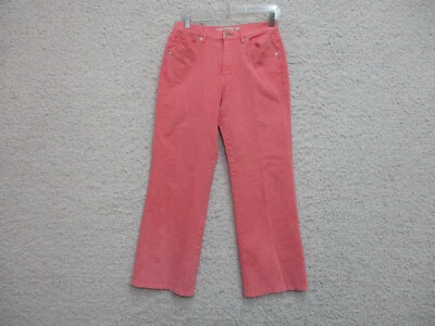 Pantalones de mezclilla Christopher Blue 4 para mujer talla regular sarga rosa elástico pierna recta J23 Foto 1 de 4