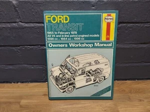 Libro de taller de garaje Haynes manual Ford Transit 1965 a febrero 1978 no.377 - Imagen 1 de 4