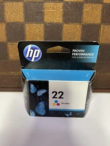NEW HP 22 Tri-Color Ink Cartridge Expired March. 2014 - Picture 1 of 6