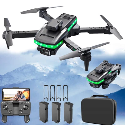 Mini Drone with Camera for Kids Adults 4K HD FPV Foldable RC Quadcopter 360°Flip - Image 1 of 4