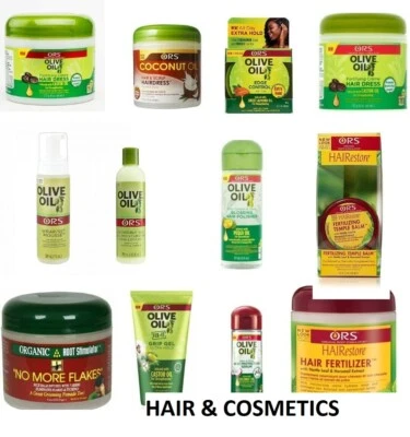 ORS-ORGANISCHER WURZELSTIMULATOR-OLIVEN-/KOKOSÖL-HAARPFLEGEPRODUKTE-SCHNELLER UK-VERSAND!!!
