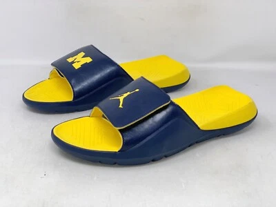 Zapatillas Air Jordan Hydro 7 Michigan Wolverines Slides PE, Talla 14 CT7039-407 Foto 1 de 4