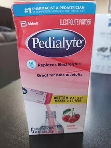 Pedialyte Electrolyte Powder 6 Packets, Cherry Flavored - Picture 1 of 5