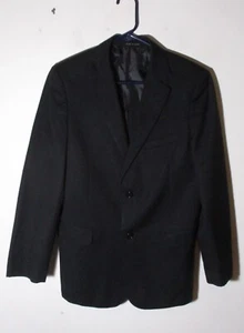 Boy's ANDREW FEZZA Black Wool Blazer Suit Jacket Size 18R NWOT - Picture 1 of 4
