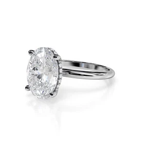 14k White Gold Ring G VS1 5.05 Ct Lab-created Diamond IGI Certified Jewelry Gift - Picture 1 of 48