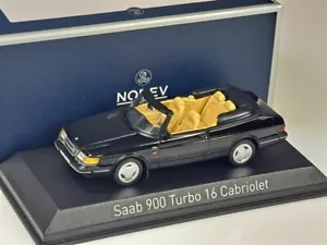SAAB 900 TURBO Cabriolet 1992 Black - 1/43 - NOREV - Picture 1 of 6