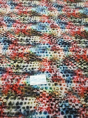 Stretch Chiffon Spandex Digital Print - 4 Way Stretch 58/60 "Tie Dye Moon Rocks" - Image 1 of 4