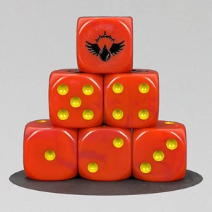 Crimson Angelic Marines für Grimdark Sci Fi Tabletop Wargames D6 Battle Dice - Bild 1 von 4