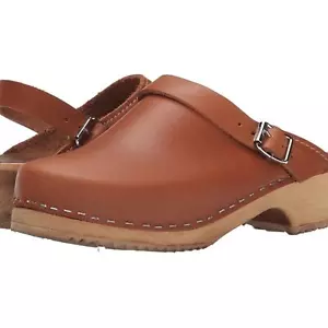 Free People MIA Alma Clogs Brown 37 NEW - Picture 1 of 4