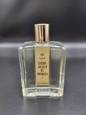 Loción Caron Muguet Du Bonheur Vintage París-Francia 5 3/4oz RARA Foto 1 de 4
