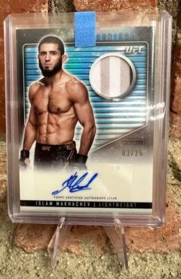 Islam Makhachev Auto /25 UFC Topps Midnight 2024 - Image 1 of 2