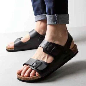 Unisex Summer Cork Sandals Casual Non-slip Beach Women's Outdoor Gladiator Shoes - Picture 1 of 8