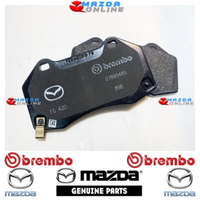 Pastilla de freno delantera Brembo x Ferodo de Mazda ajuste genuino 2016-2025 Miata MX-5 ND MK4 Foto 1 de 3