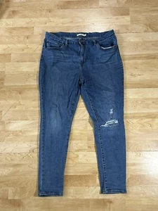 Womens Levi's 721 High Rise Skinny Medium Wash size 34x30 - Picture 1 of 6