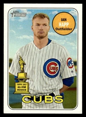 2018 Topps Heritage #63 Ian Happ - Chicago Cubs - Image 1 of 2