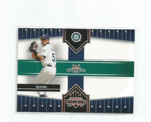 ICHIRO (Seattle Mariners) 2005 DONRUSS CHAMPIONS CARD #10