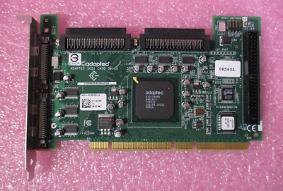 0R5601 Adaptec SCSI Card ASC-39160 PCI-X SCSI Controller Card - Image 1 of 4