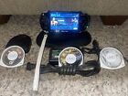 Sony Playstation Portable Psp - Black (psp-1001) W/ Accessories & 4 Games Clean