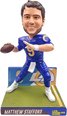 NFL Bobblehead Los Angeles Rams Matthew Stafford Wackelkopf Big Ticket Football - Bild 1 von 2