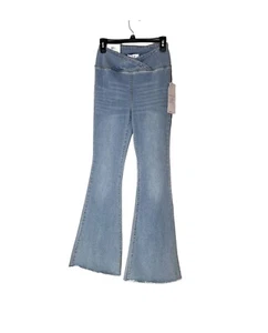 Vanilla Star Tulip Women’s Jeans Size S Magic High Waisted Crossover Denim Flare - Picture 1 of 7