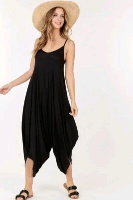 Mono para mujer harén pantalones mameluco con bolsillos varios Foto 1 de 4