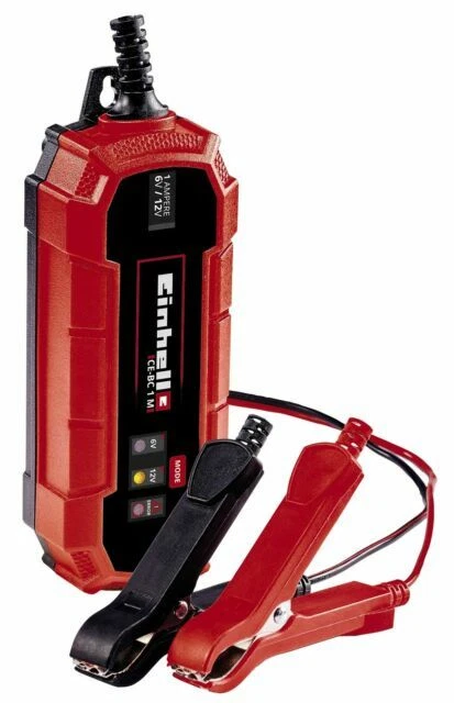 Einhell CE-BC 1 M Caricabatterie 12V - Rossa (1002205)