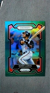 2024 Panini Prizm Green Prizm #139 Barry Larkin Reds - Picture 1 of 2