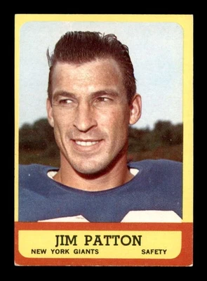 1963 Topps #58 Jim Patton SP VG/VGEX X3558341 - Image 1 of 3