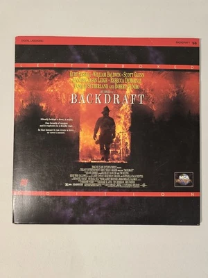 Backdraft Letterbox 2-Disc Set Laserdisc LD Laser Disc Excellent Condition  - Image 1 of 4