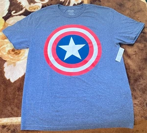 Camiseta de adulto Capitán América con logotipo clásico - Imagen 1 de 11